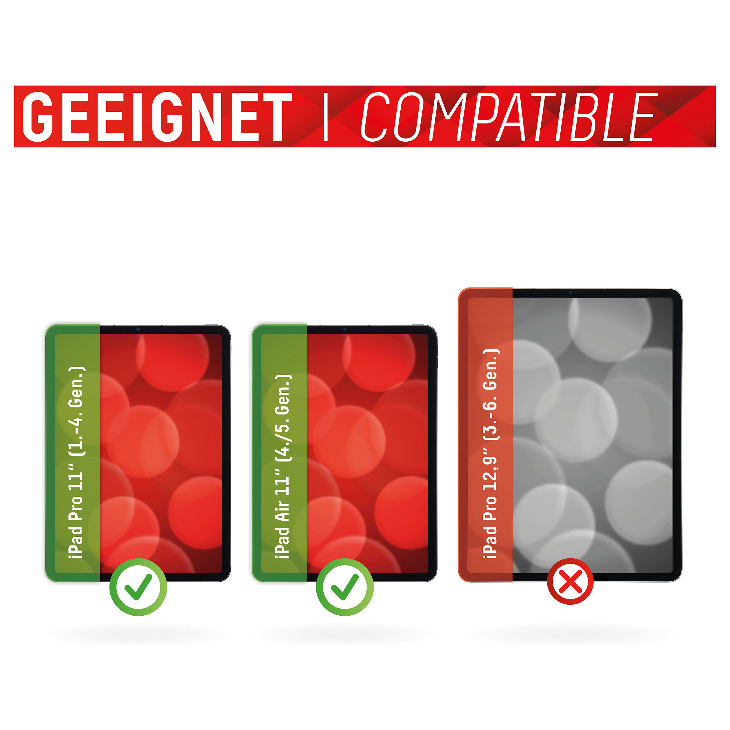 Zaštitna folija DISPLEX Protector Clear za iPad Pro 11" (1-4 Gen) & Air (4-5 Gen)-5