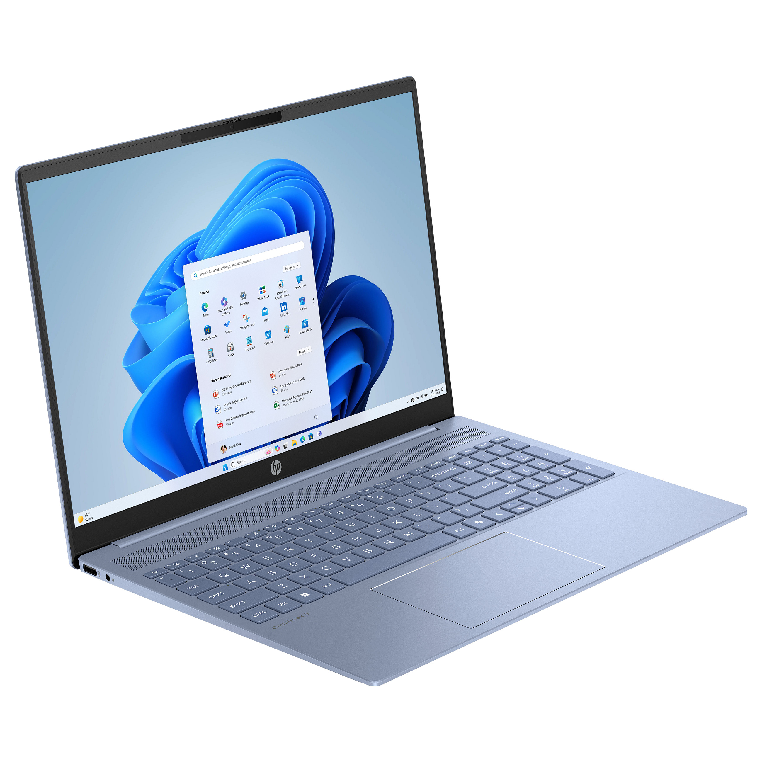 Laptop HP OmniBook 5 16-af1454ng (16" 2K, Intel Core Ultra 5 225U, 16 GB, 512 GB SSD, non-HR tipkovnica)-2