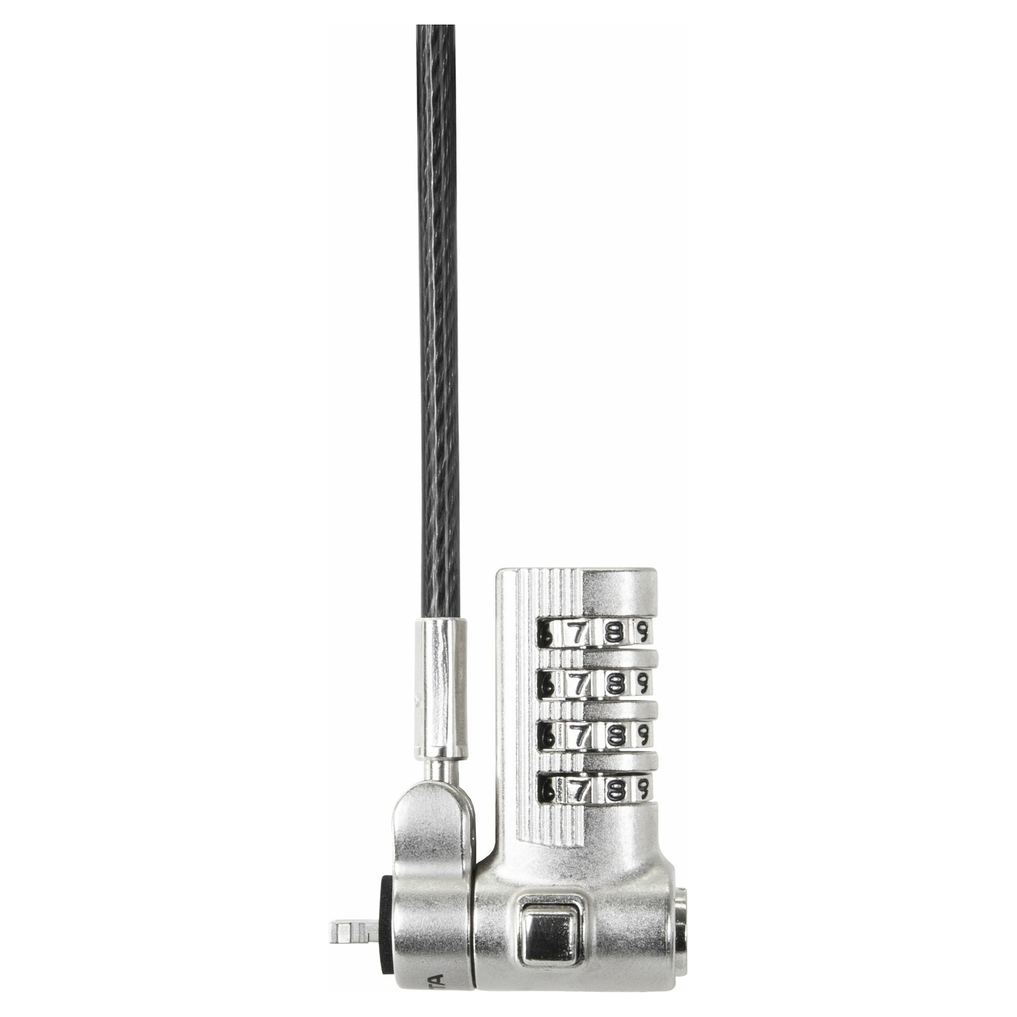 Sigurnosna brava za laptop DICOTA Combination Universal Mini D32050 (3-u-1, T-Lock/Wedge/Nano, 30 cm, šifra)-1