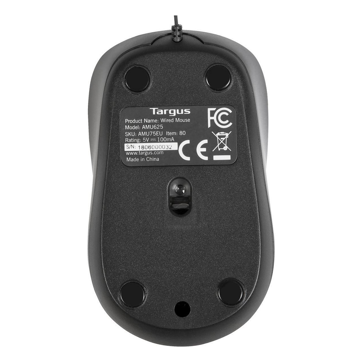 Miš TARGUS Compact BlueTrace AMU75EU (1000 DPI, uvlačivi kabel)-2