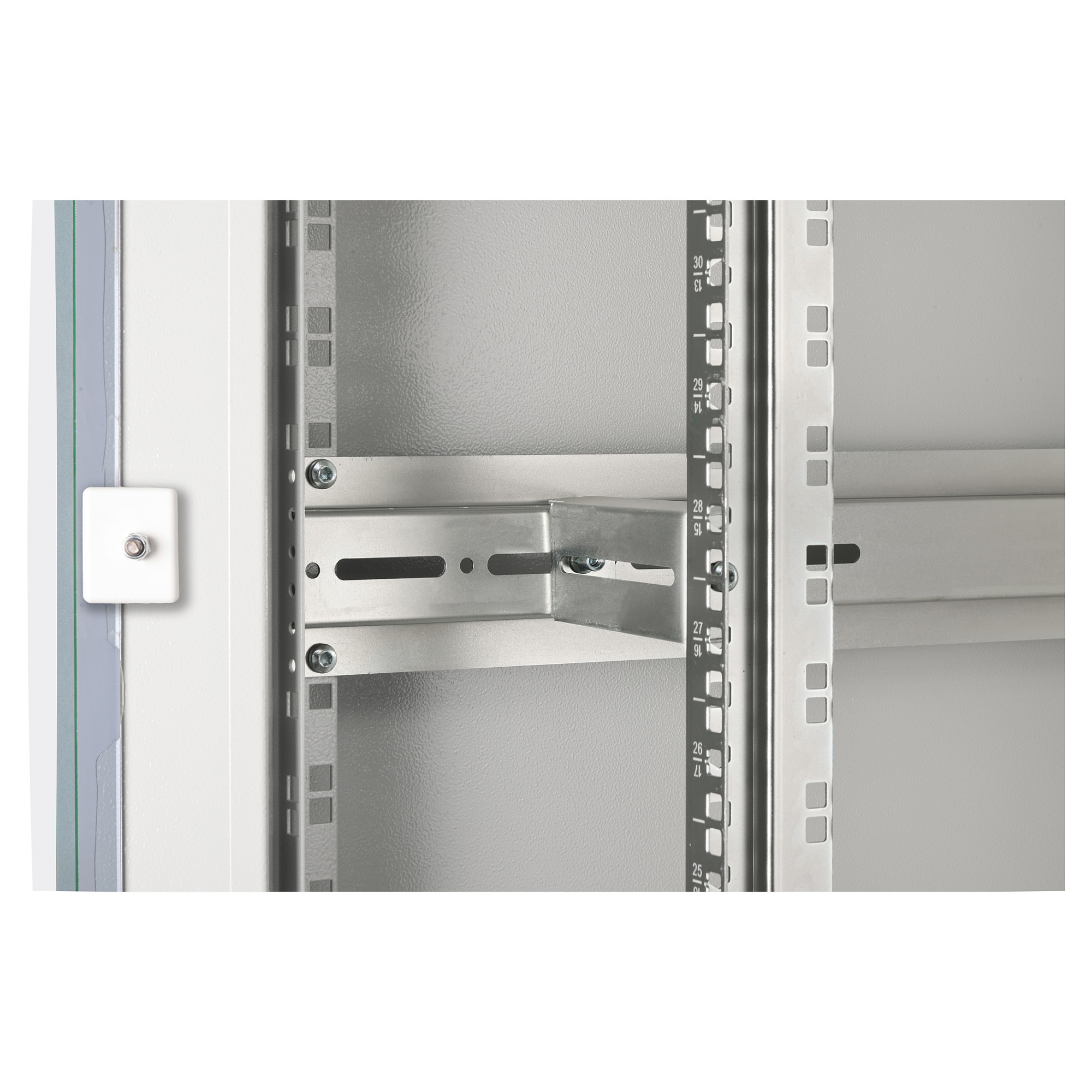 Mrežni ormar DIGITUS Unique Light 42U 800x800mm (DN-19 42U-8/8-L, 600kg, staklena vrata, sivi)-5