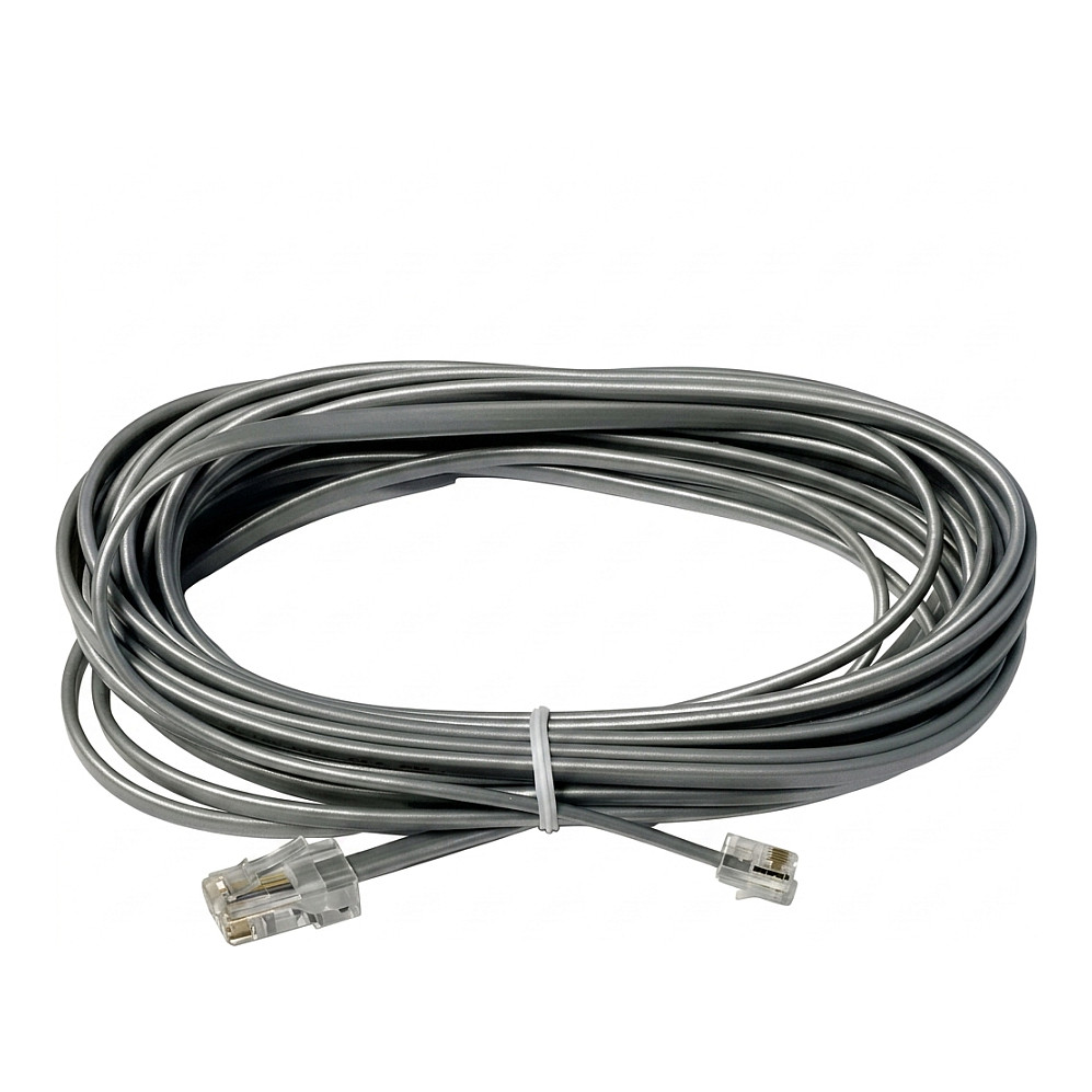 Priključni kabel MITEL 6m (RJ11/RJ45, srebrni)