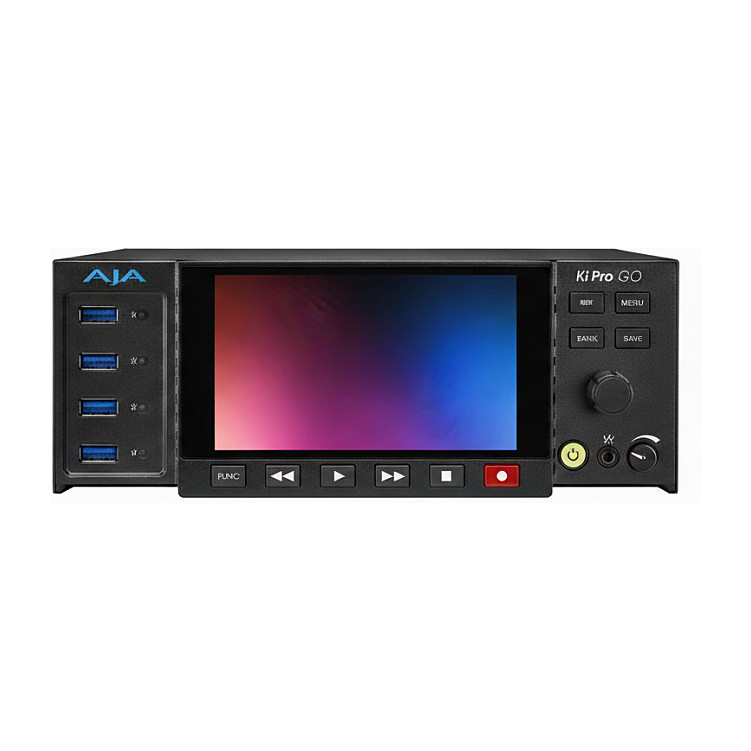 AJA Ki Pro GO2 prijenosni višekanalni H.265/H.264 snimač (4x SDI/HDMI, USB snimanje)