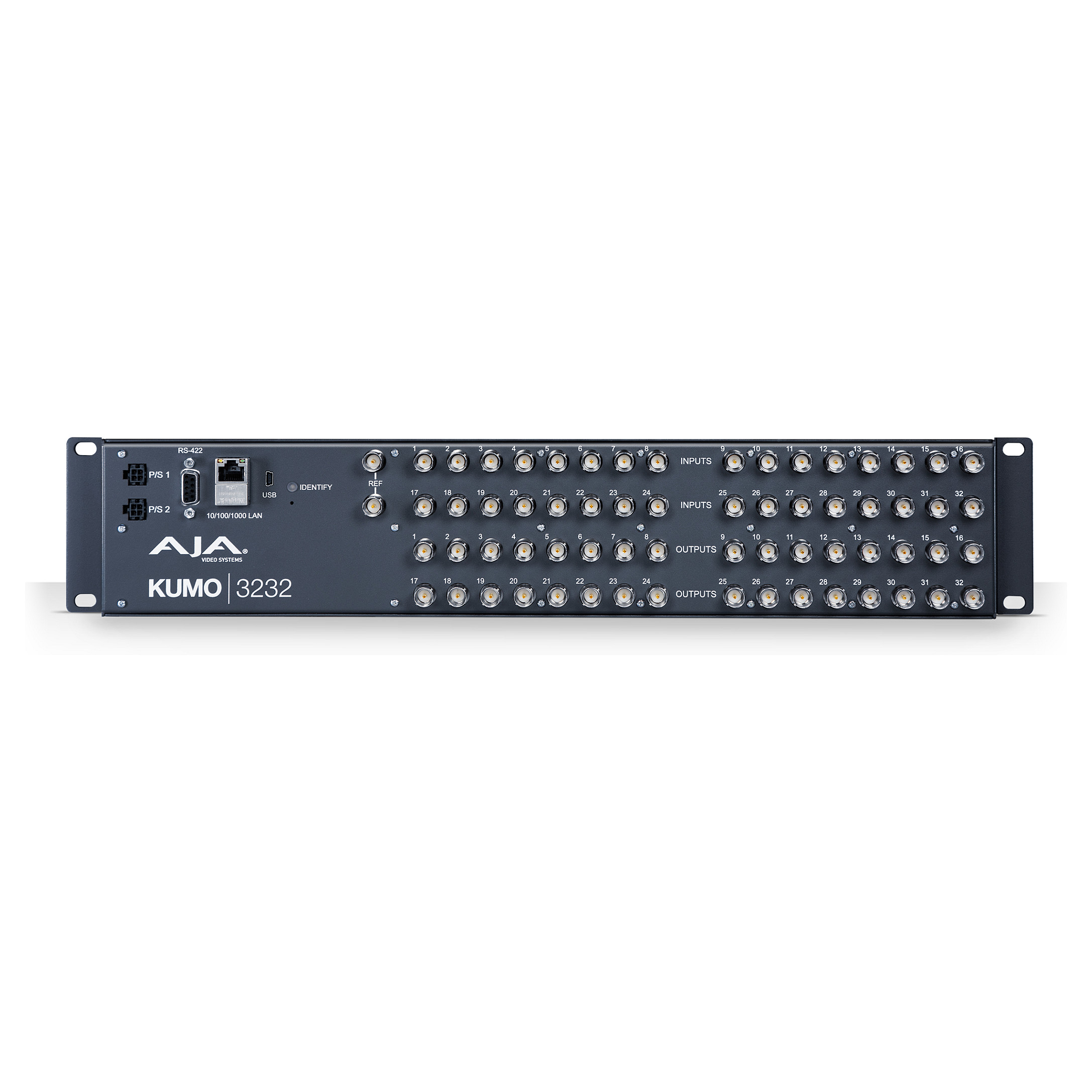 AJA KUMO 3232 Profesionalni 32x32 3G-SDI Ruter (2RU, Redundantno napajanje)-0