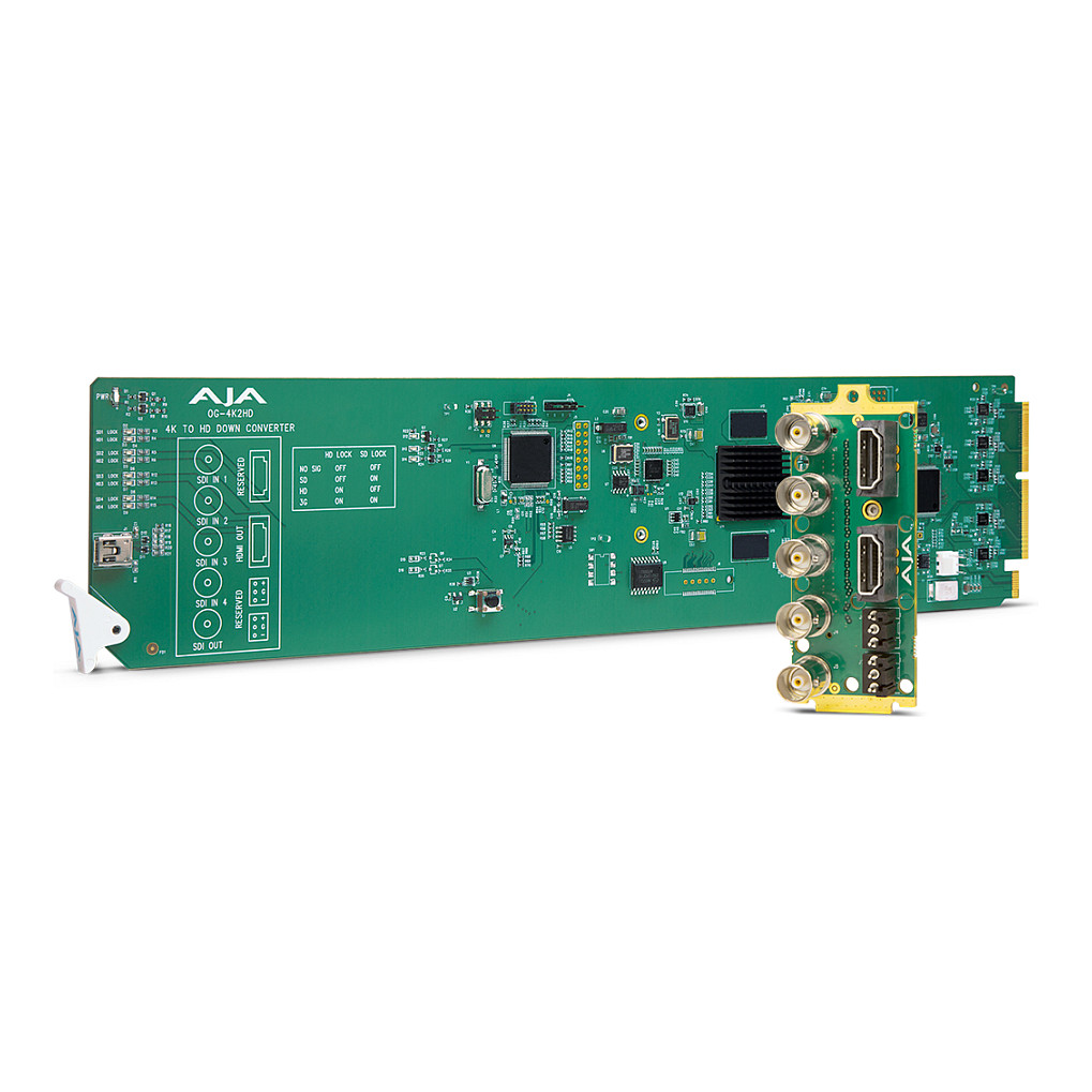 AJA OG-4K2HD openGear 4K/UHD-SDI u HD-SDI konverter kartica