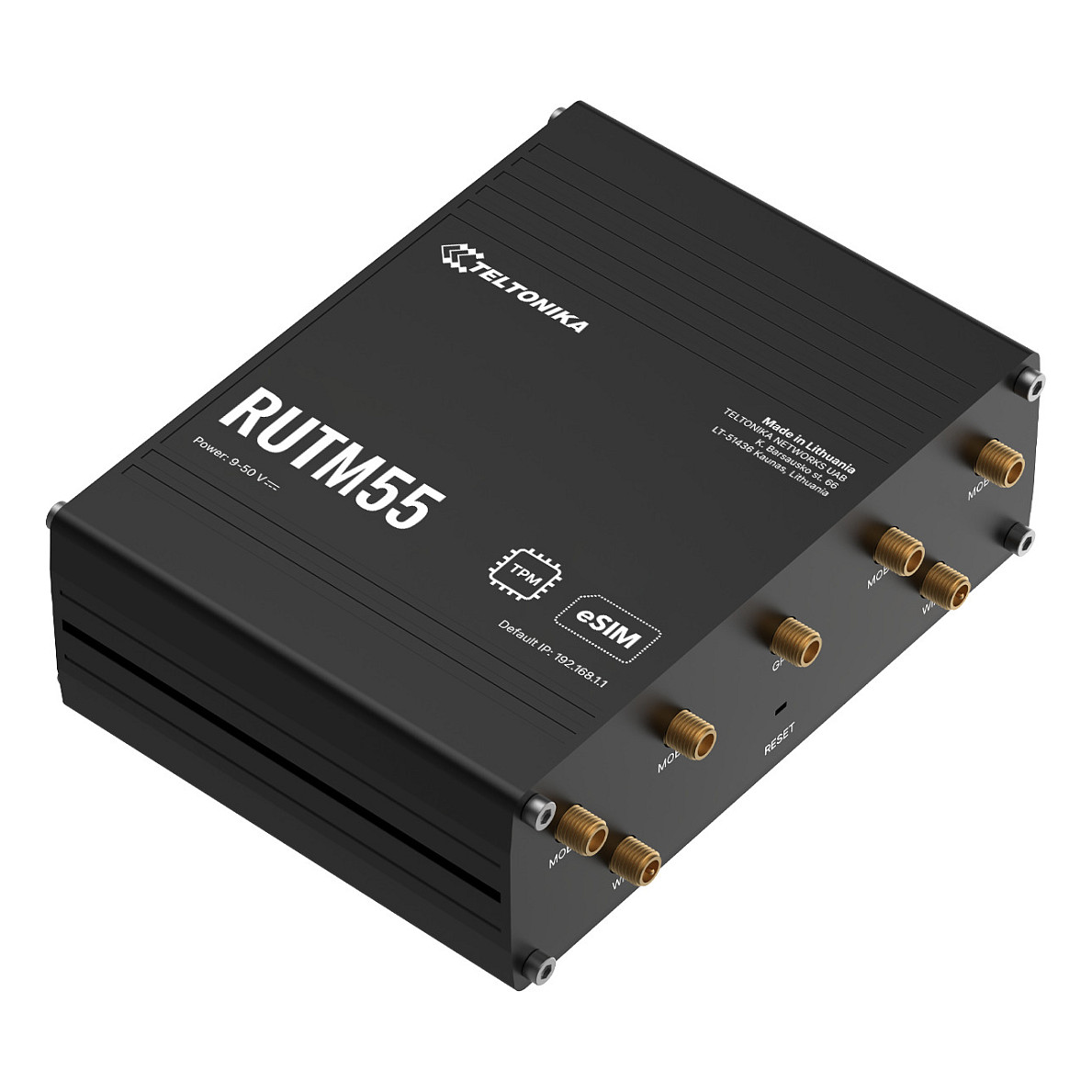 5G Industrijski Router TELTONIKA RUTM55 (Dual SIM, 5x Gigabit Ethernet, Wi-Fi 5)-1
