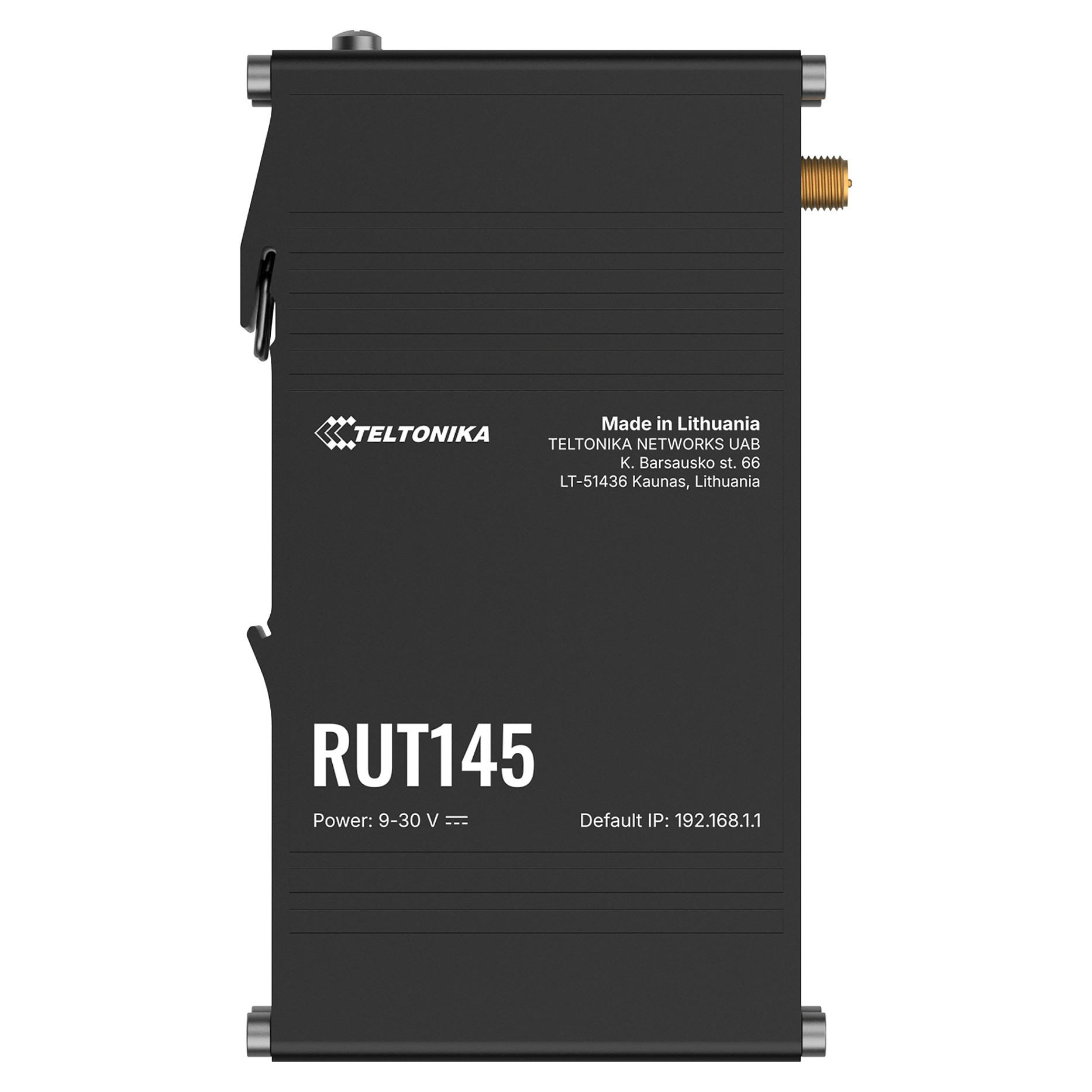 Ethernet Router TELTONIKA RUT145 (2x Ethernet, RS485, VPN, RutOS)