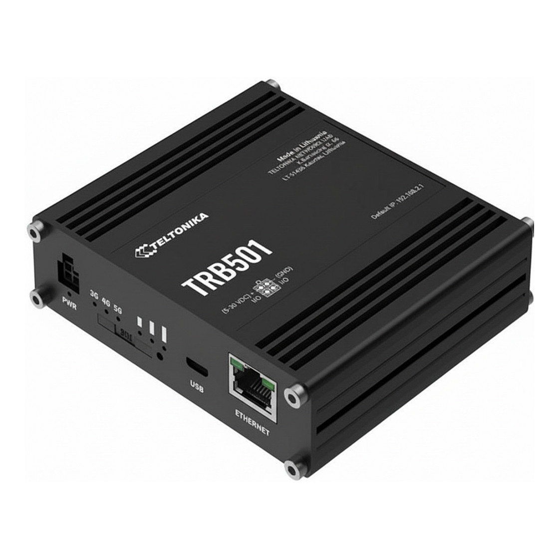 5G Gateway TELTONIKA TRB501 (Gigabit Ethernet, Industrijski dizajn, RutOS)-0