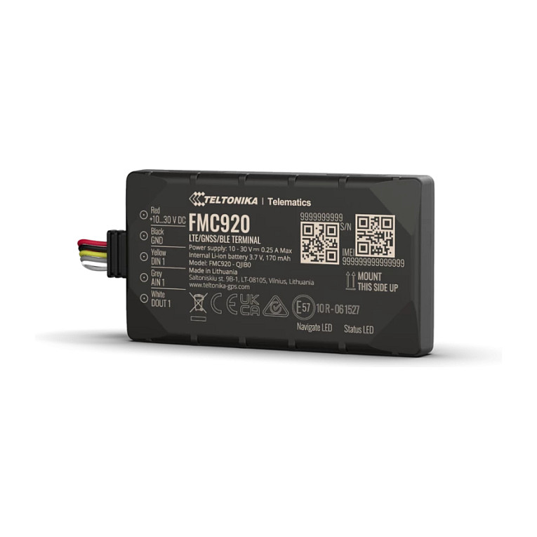 GPS Lokator TELTONIKA FMC920 (4G LTE Cat 1, GNSS, Bluetooth, interna baterija)-0
