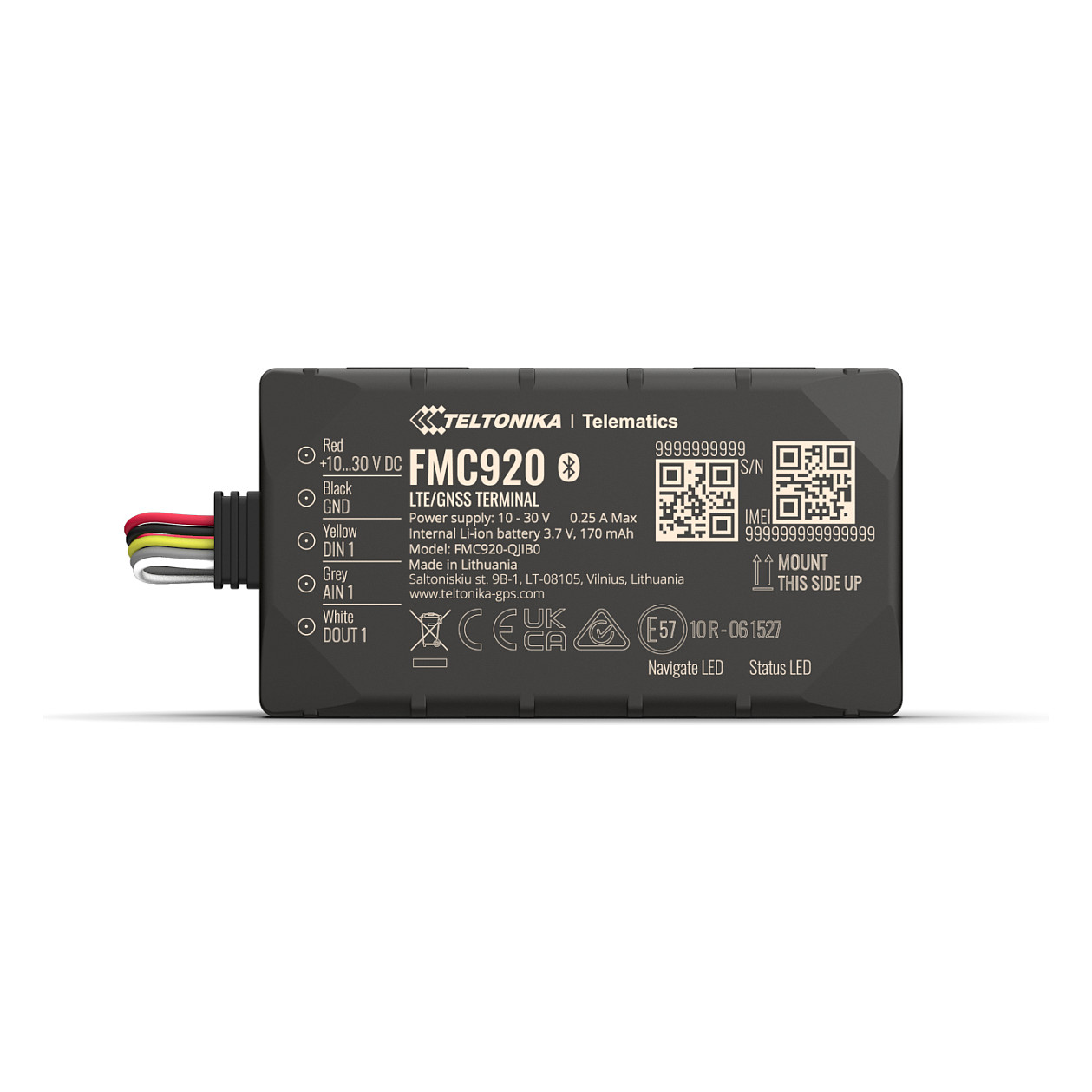 GPS Lokator TELTONIKA FMC920 (4G LTE Cat 1, GNSS, Bluetooth, interna baterija)-1