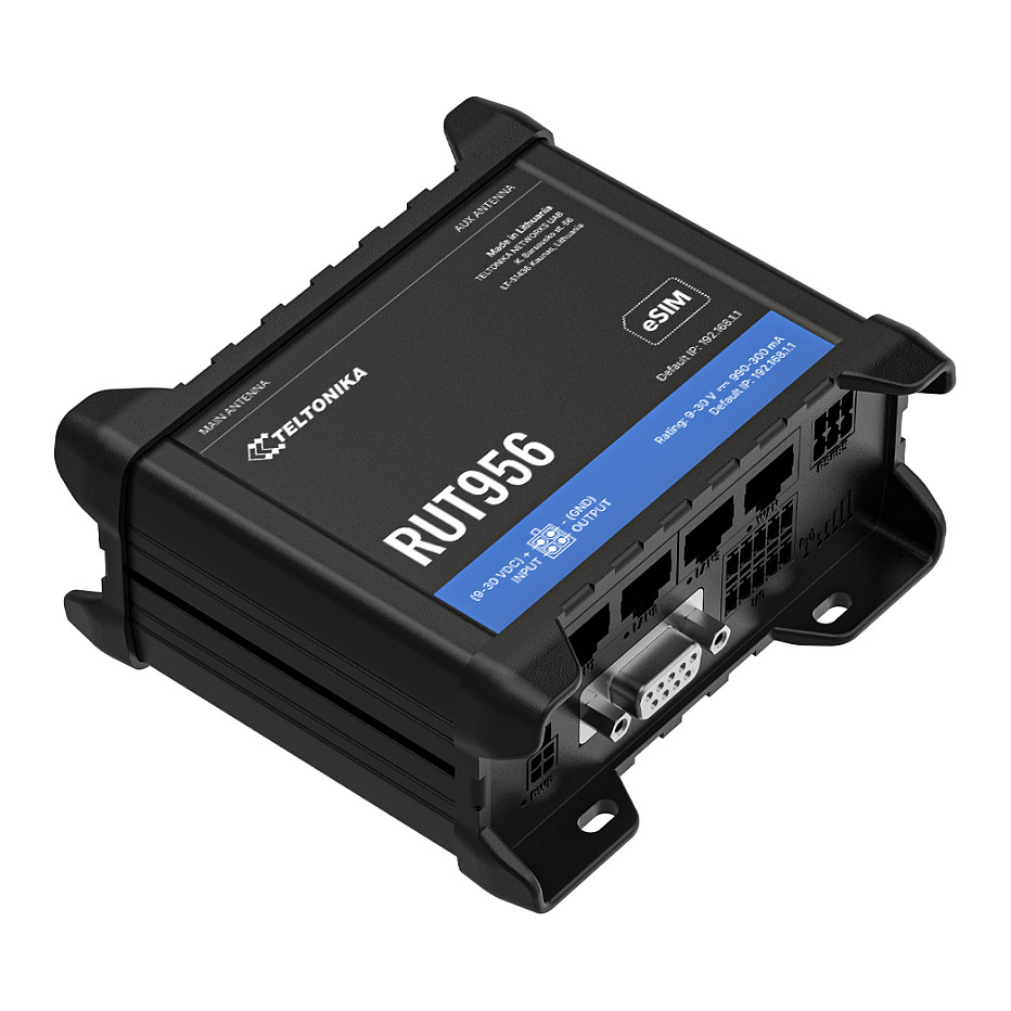 Router TELTONIKA RUT956 (4G LTE, Dual SIM, Wi-Fi, RS232/RS485, GPS)-1