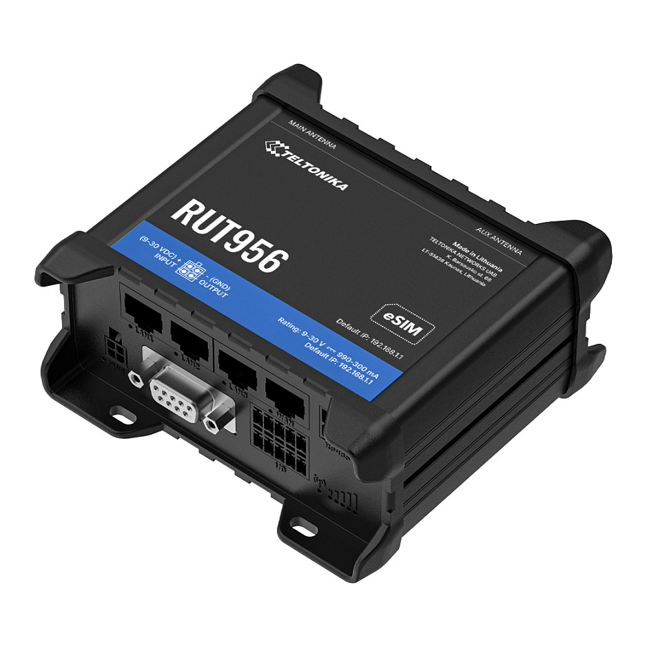 Router TELTONIKA RUT956 (4G LTE, Dual SIM, Wi-Fi, RS232/RS485, GPS)-2