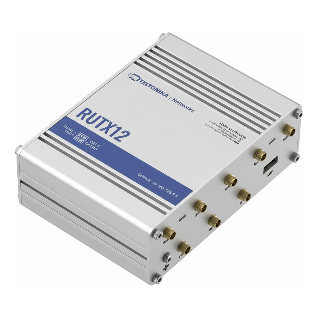 Router TELTONIKA RUTX12 (Dual LTE Cat 6, Dual SIM, WiFi 5, 5x GbE)-0