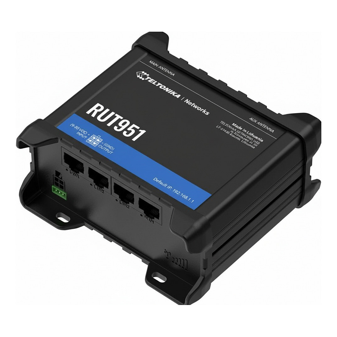 4G LTE Router TELTONIKA RUT951 (Dual SIM, 4x LAN, Wi-Fi, Industrijski)
