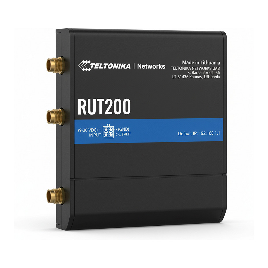 4G/LTE Industrijski Router TELTONIKA RUT200 (Wi-Fi, 2x Ethernet, Industrijski dizajn)-0