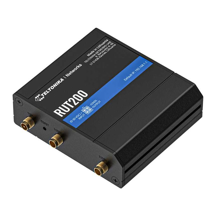 4G/LTE Industrijski Router TELTONIKA RUT200 (Wi-Fi, 2x Ethernet, Industrijski dizajn)-1