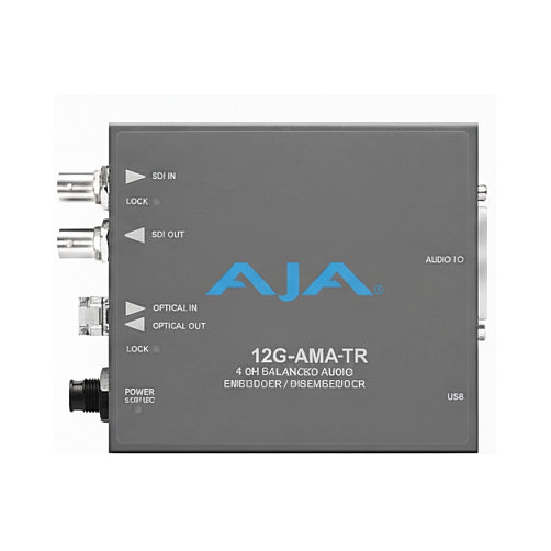 AJA 12G-AMA-TR 4-kanalni 12G-SDI Audio Embedder/Disembedder Mini-Converter-0