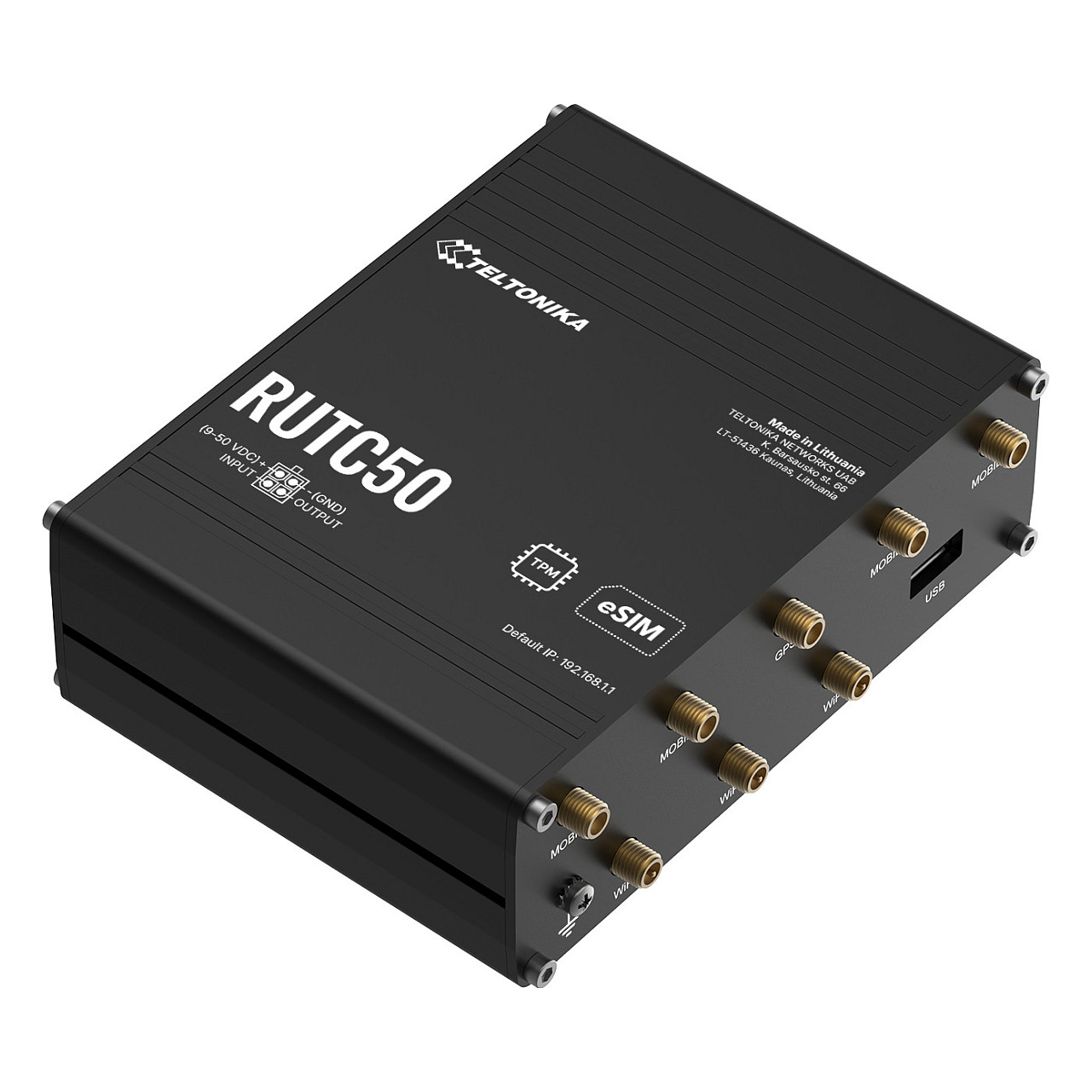 5G Router TELTONIKA RUTC50 (WiFi 6, Dual SIM, 5x Gigabit Ethernet)-2
