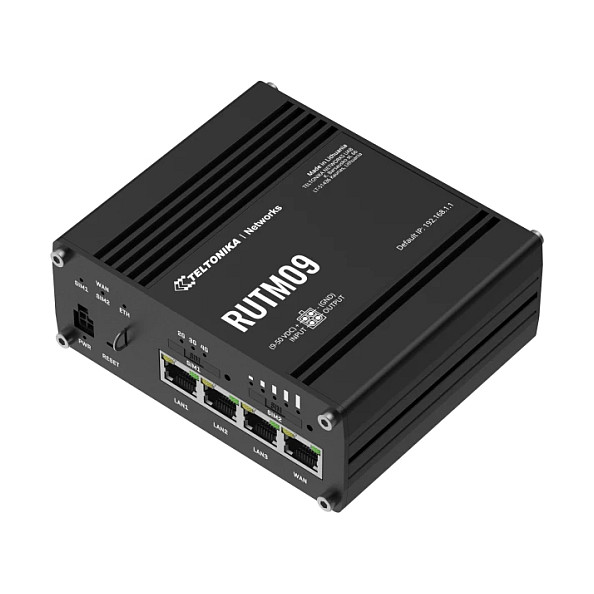 4G LTE Router TELTONIKA RUTM09 (CAT6, Dual SIM, 4x Gigabit Ethernet, GNSS)-1