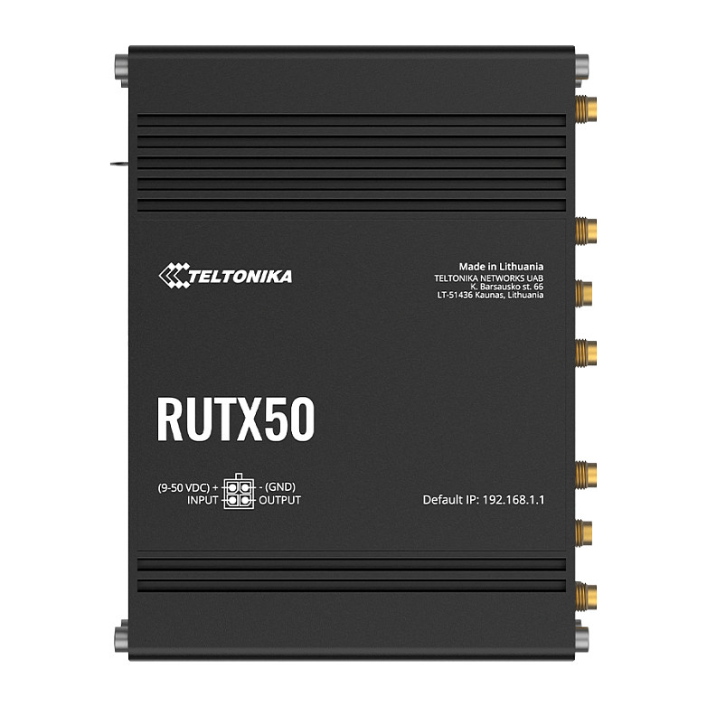 5G Router TELTONIKA RUTX50 (Dual SIM, Wi-Fi 5, 5x Gigabit Ethernet, RutOS)