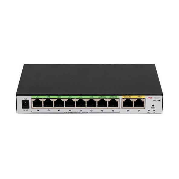 PoE Router HIKVISION DS-3WG210GP-SI (10x Gigabit PoE, 2x WAN, 110W, Cloud Management)-0