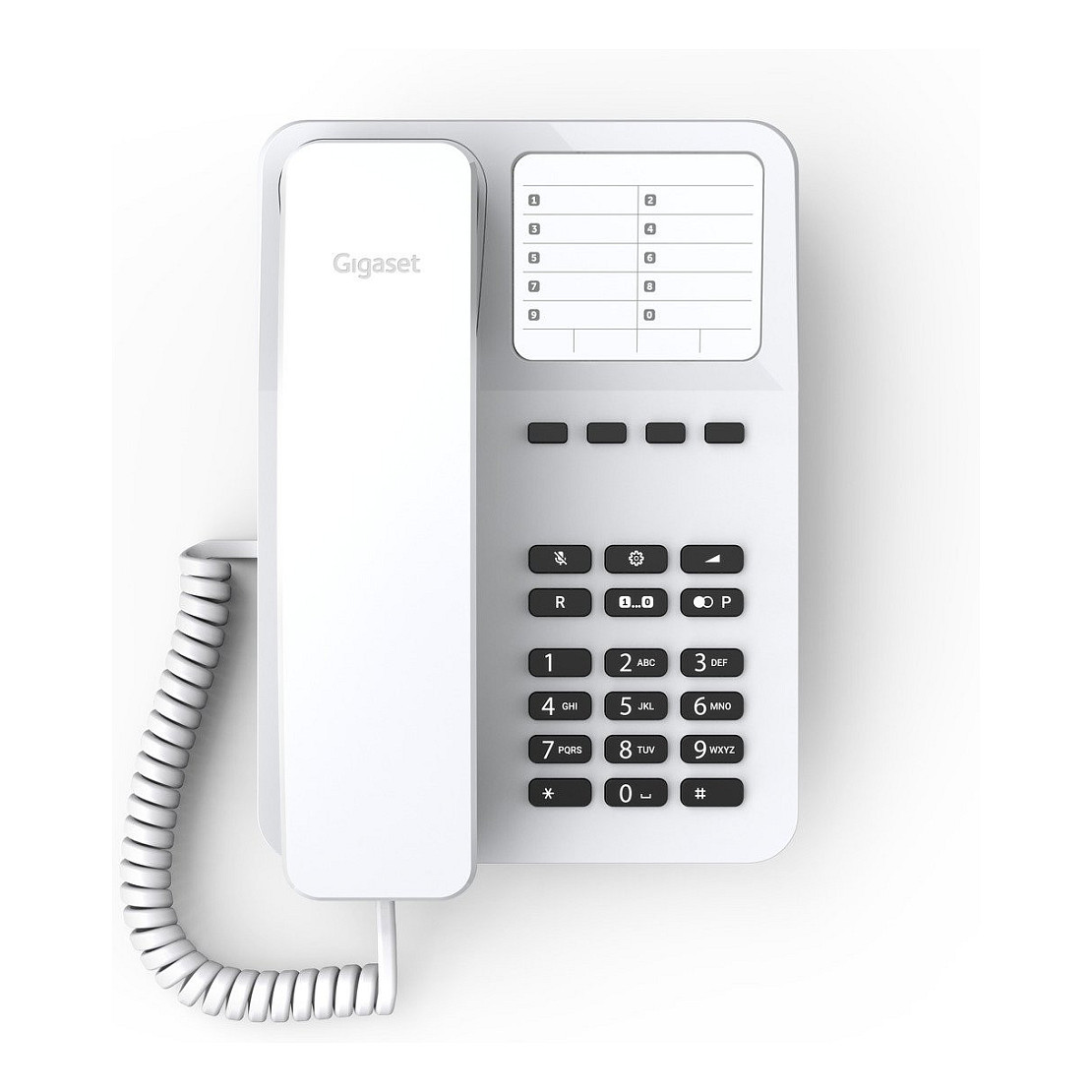 Fiksni telefon GIGASET Desk 400 IM (žični, 10 brojeva za brzo biranje, montaža na zid) bijeli-4