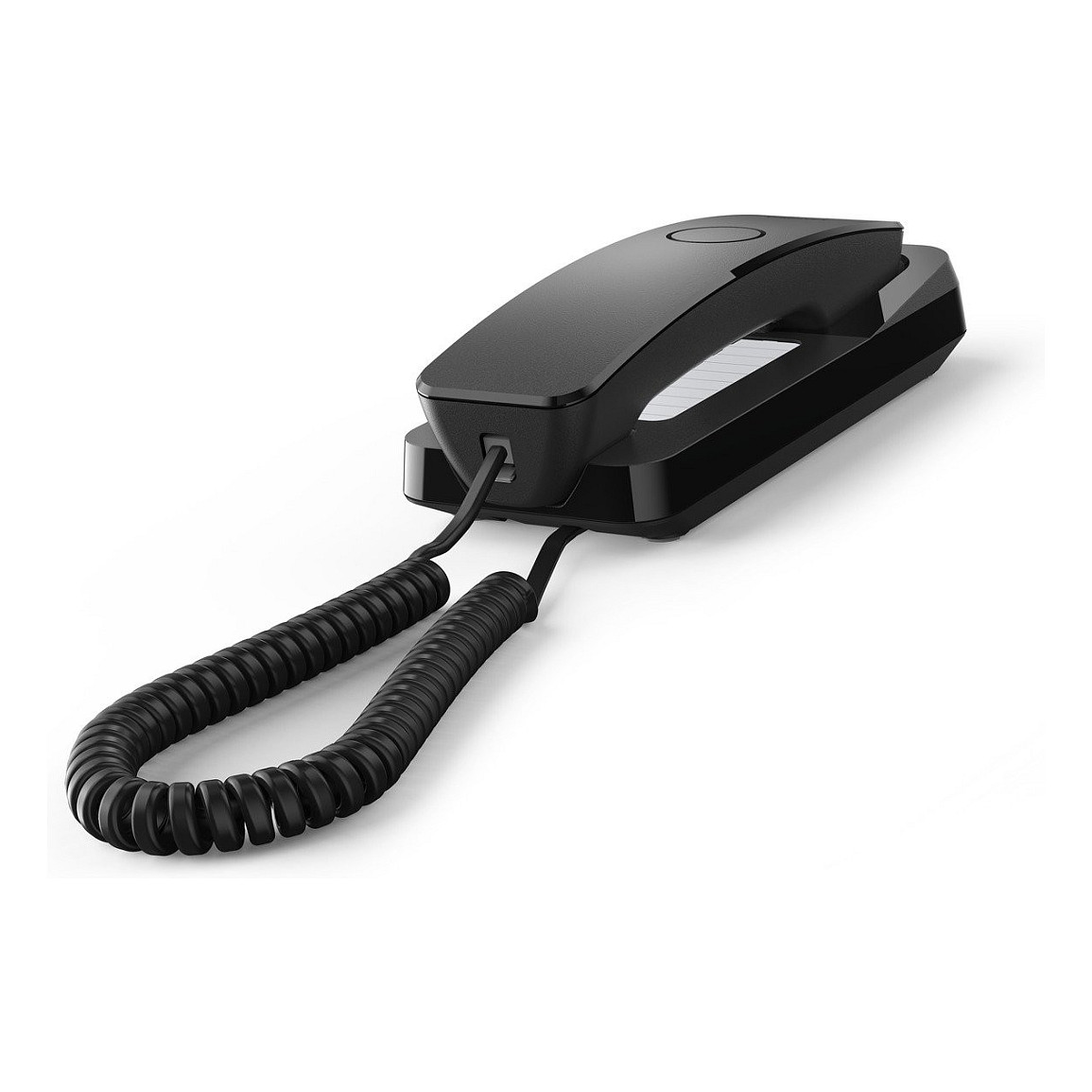 Žičani telefon GIGASET Desk 200 (10 brojeva za brzo biranje, LED, zidna montaža) crni-1
