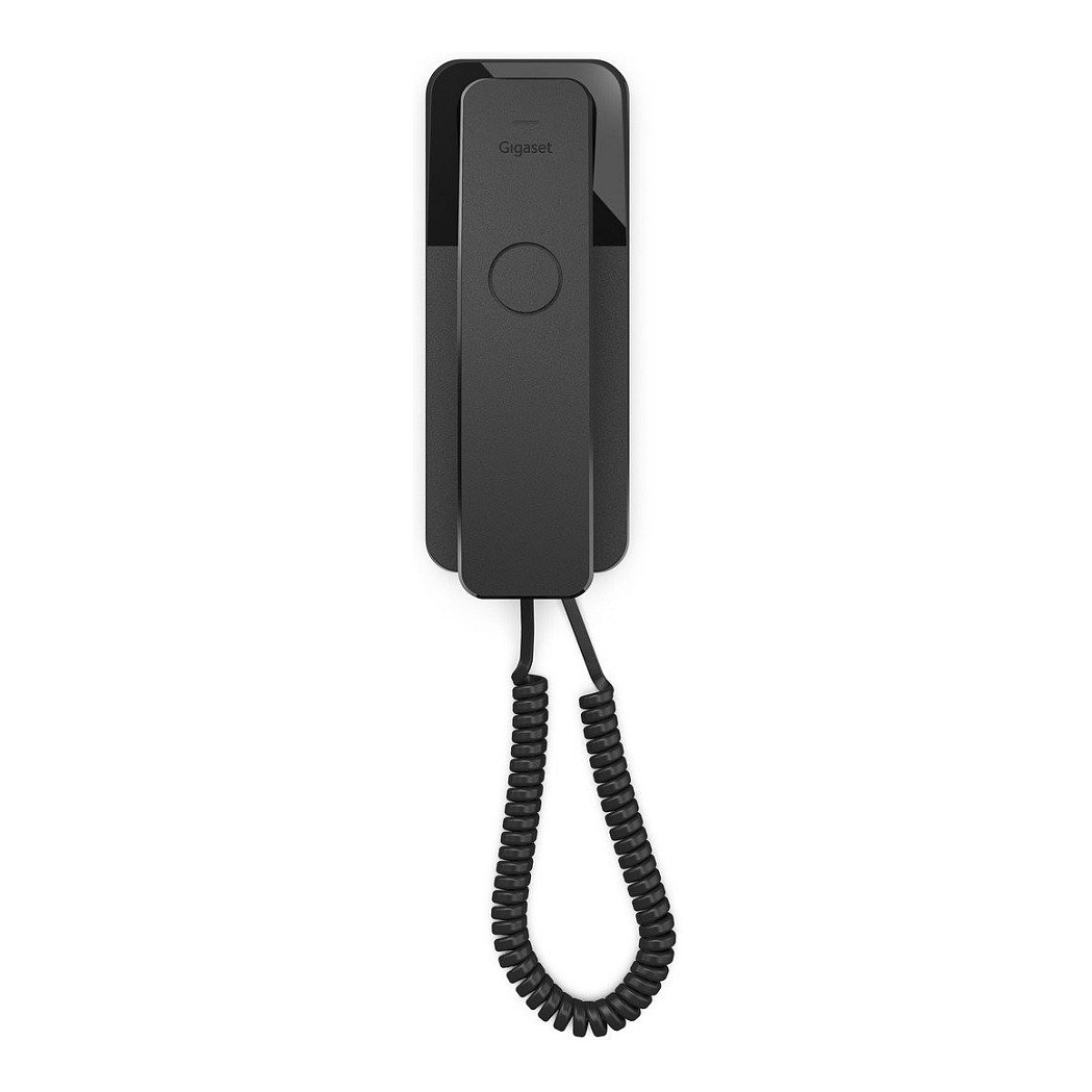 Žičani telefon GIGASET Desk 200 (10 brojeva za brzo biranje, LED, zidna montaža) crni-4