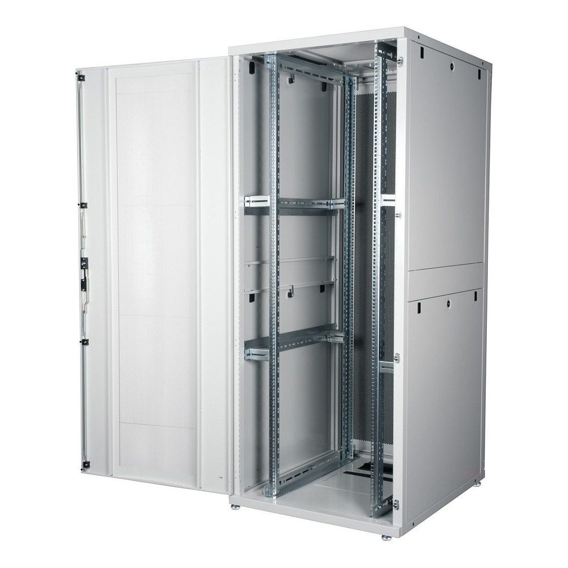 Serverski ormar ROLINE 19" Pro 42U (800x1000mm, 1000kg nosivost, staklena vrata, sivi)-3