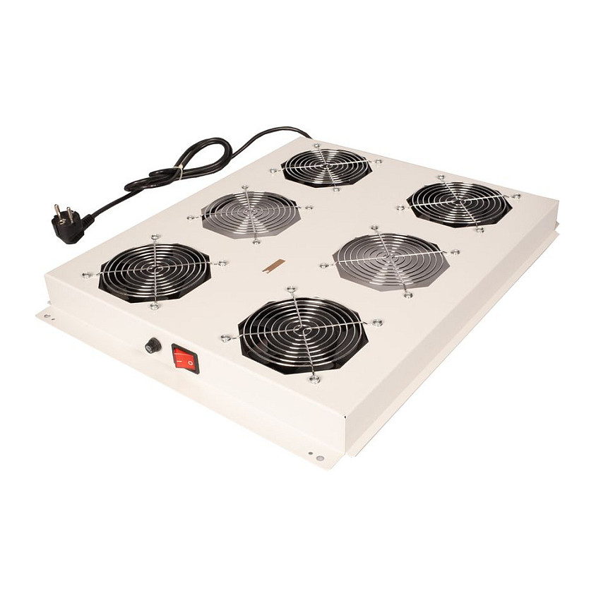 Ventilacijska jedinica ROLINE 19" za PRO seriju (4 ventilatora, termostat, siva)