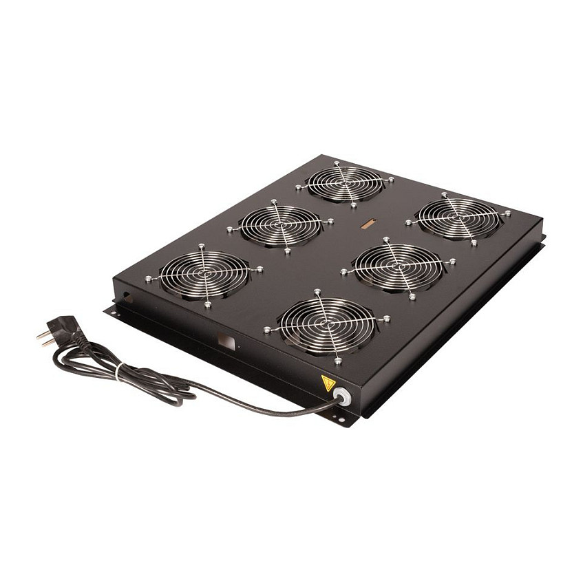 Ventilatorska jedinica za mrežni ormar ROLINE 19" (6 ventilatora, ON/OFF, za PRO seriju) crna-1