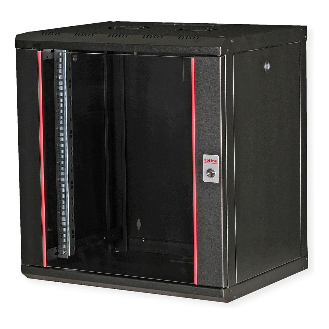 Mrežni ormar ROLINE 19" Pro 12U (zidni, 600x450mm, crni)