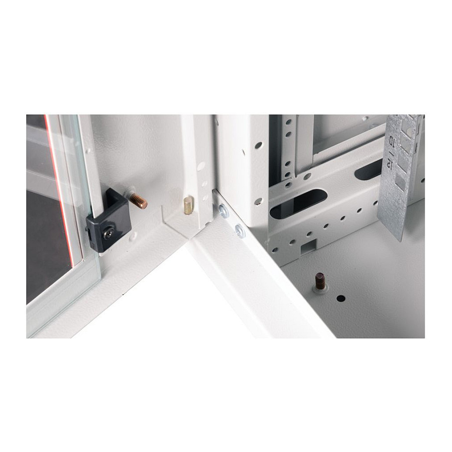 Zidni mrežni ormar ROLINE Basic Plus 12U (600x600mm, sivi)-2
