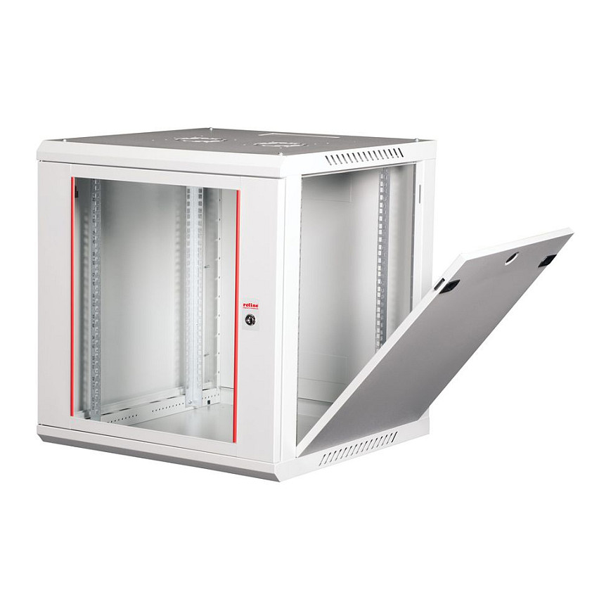 Zidni mrežni ormar ROLINE Basic Plus 12U (600x600mm, sivi)-5