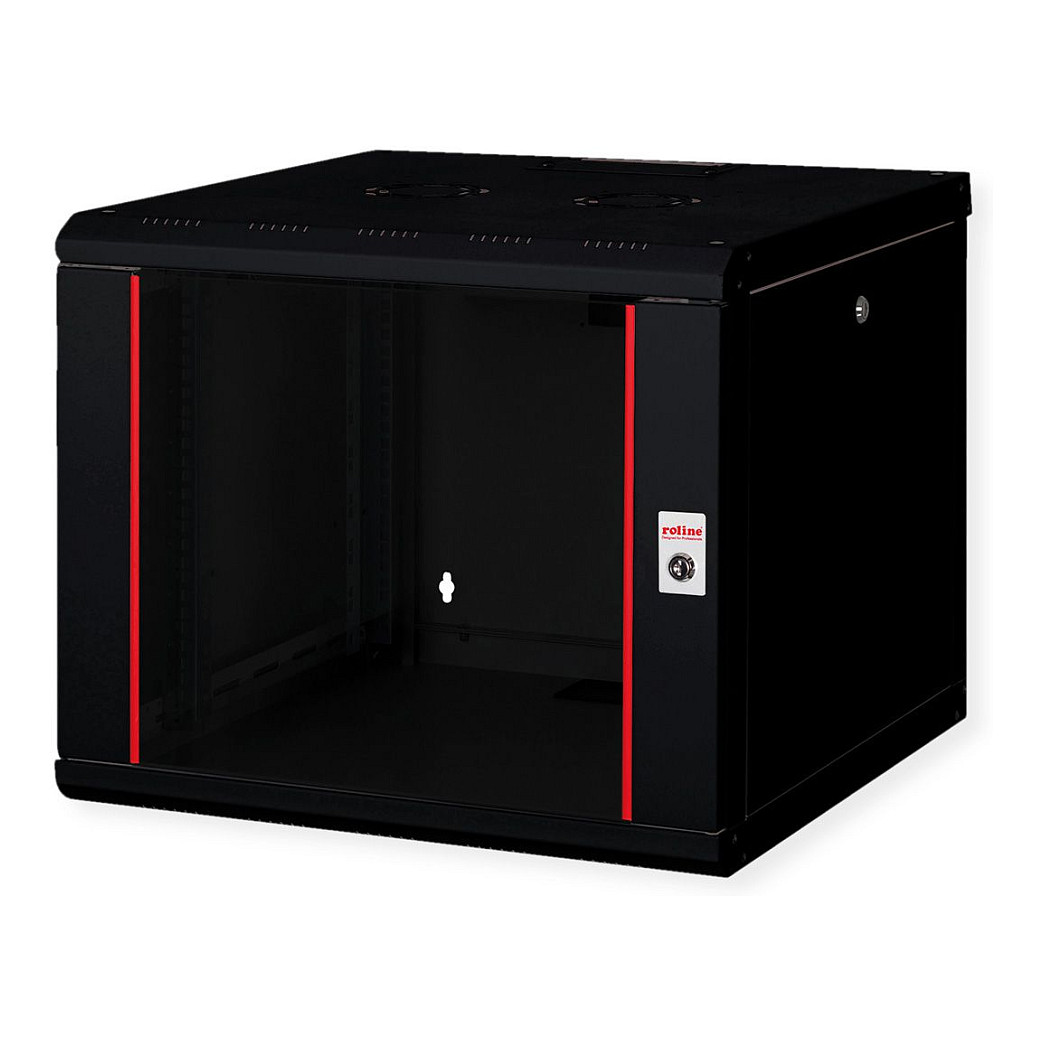 Mrežni ormar ROLINE 19" Pro 9U (600x600mm, zidni, crni)