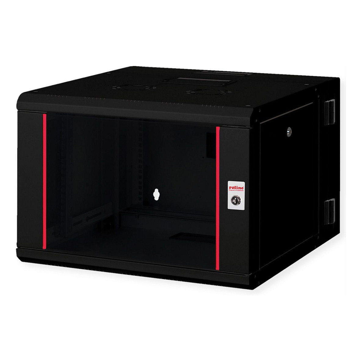 Mrežni ormar ROLINE 19" Pro 7U (600x600mm, dvodijelni, zakretni, crni)