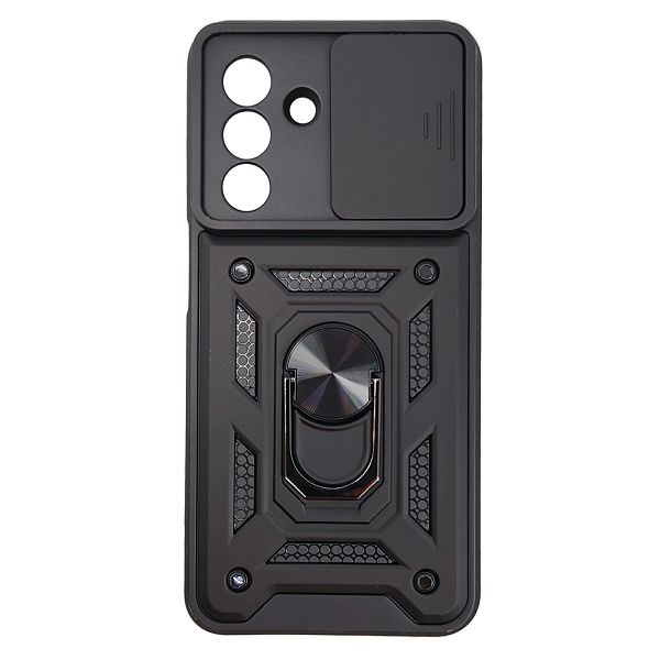Maska za mobitel MAX MOBILE Anti-Shock with Ring za SAMSUNG Galaxy A35 crna