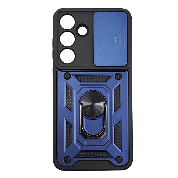 Maska za mobitel MAX MOBILE Anti-Shock with Ring za Samsung Galaxy A35 5G Plava