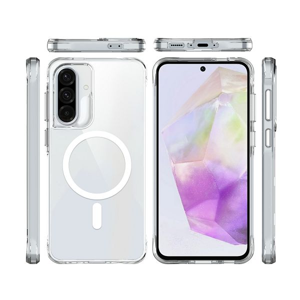 Maska za mobitel MAX MOBILE Drop-Proof Pure za SAMSUNG Galaxy A55 5G, prozirna