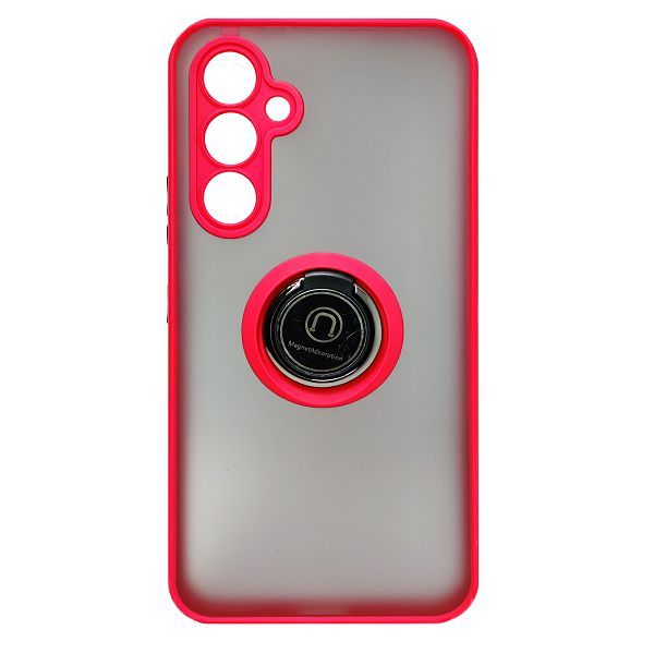 Maskica za mobitel MAX MOBILE TPU Matte with Ring za Samsung Galaxy A55 5G, Crvena
