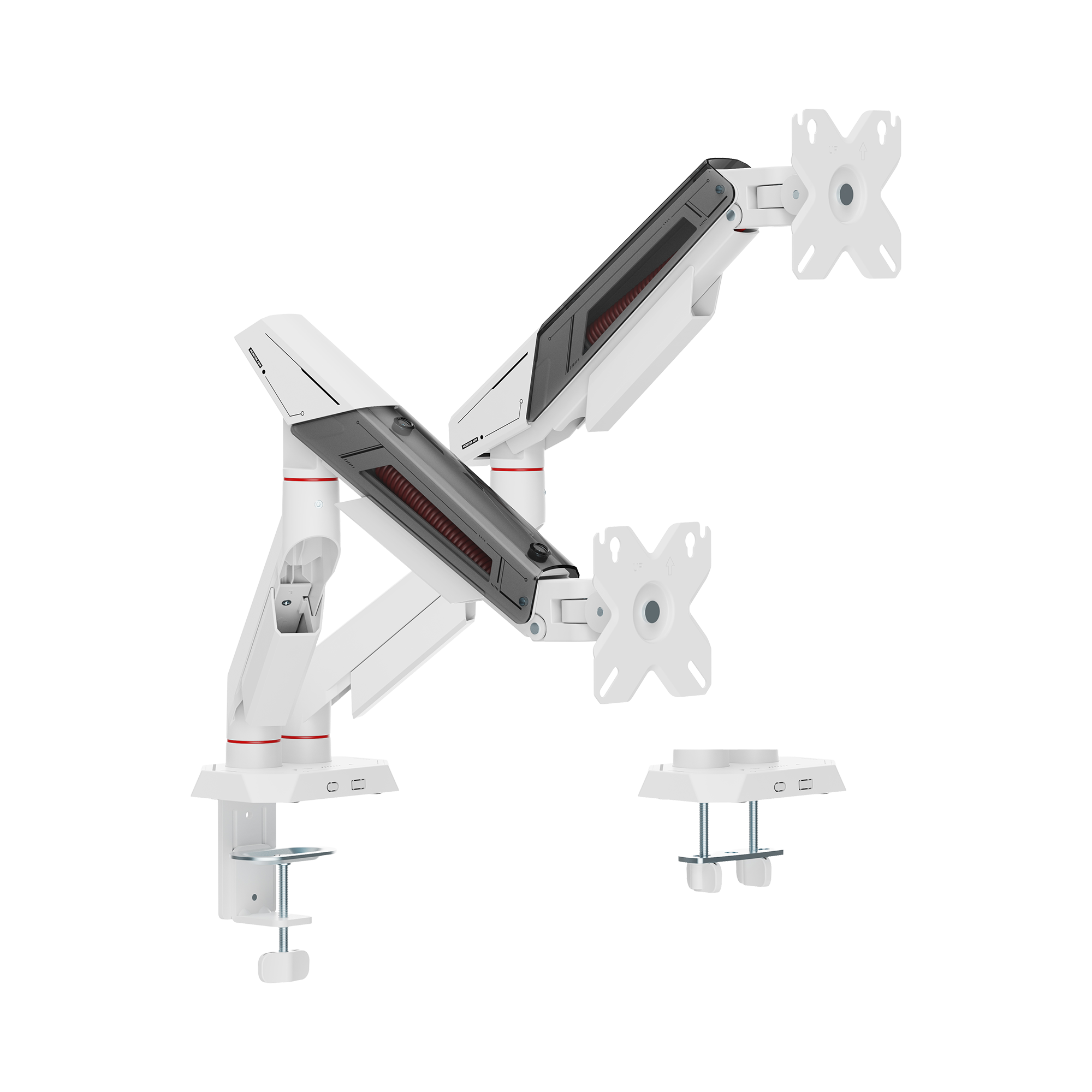 Stalak za monitor WHITE SHARK GMS-3211 KHUFU-II (za 2 monitora 17"-32", do 9 kg, plinska opruga)-5