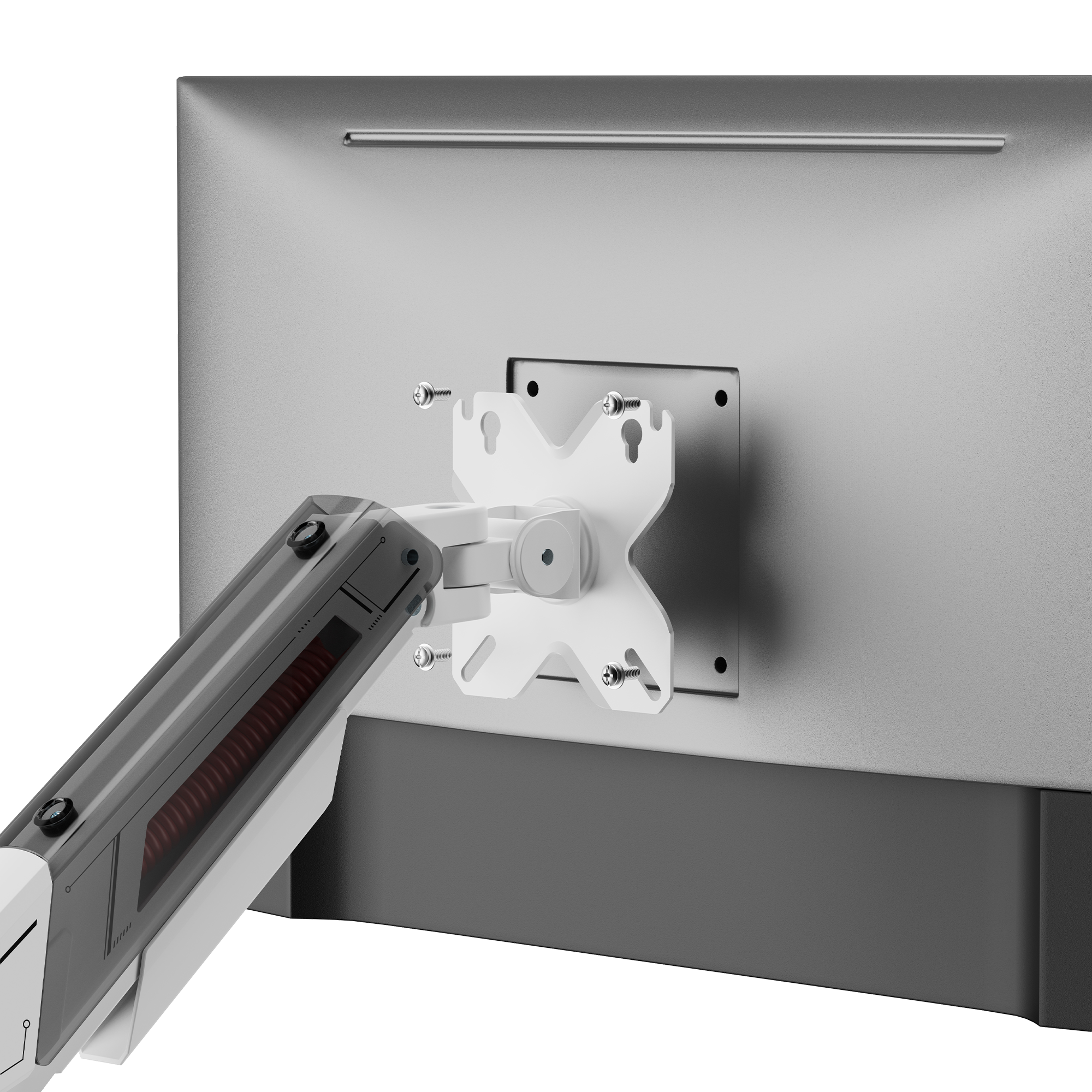 Stalak za monitor WHITE SHARK GMS-3211 KHUFU-II (za 2 monitora 17"-32", do 9 kg, plinska opruga)-16
