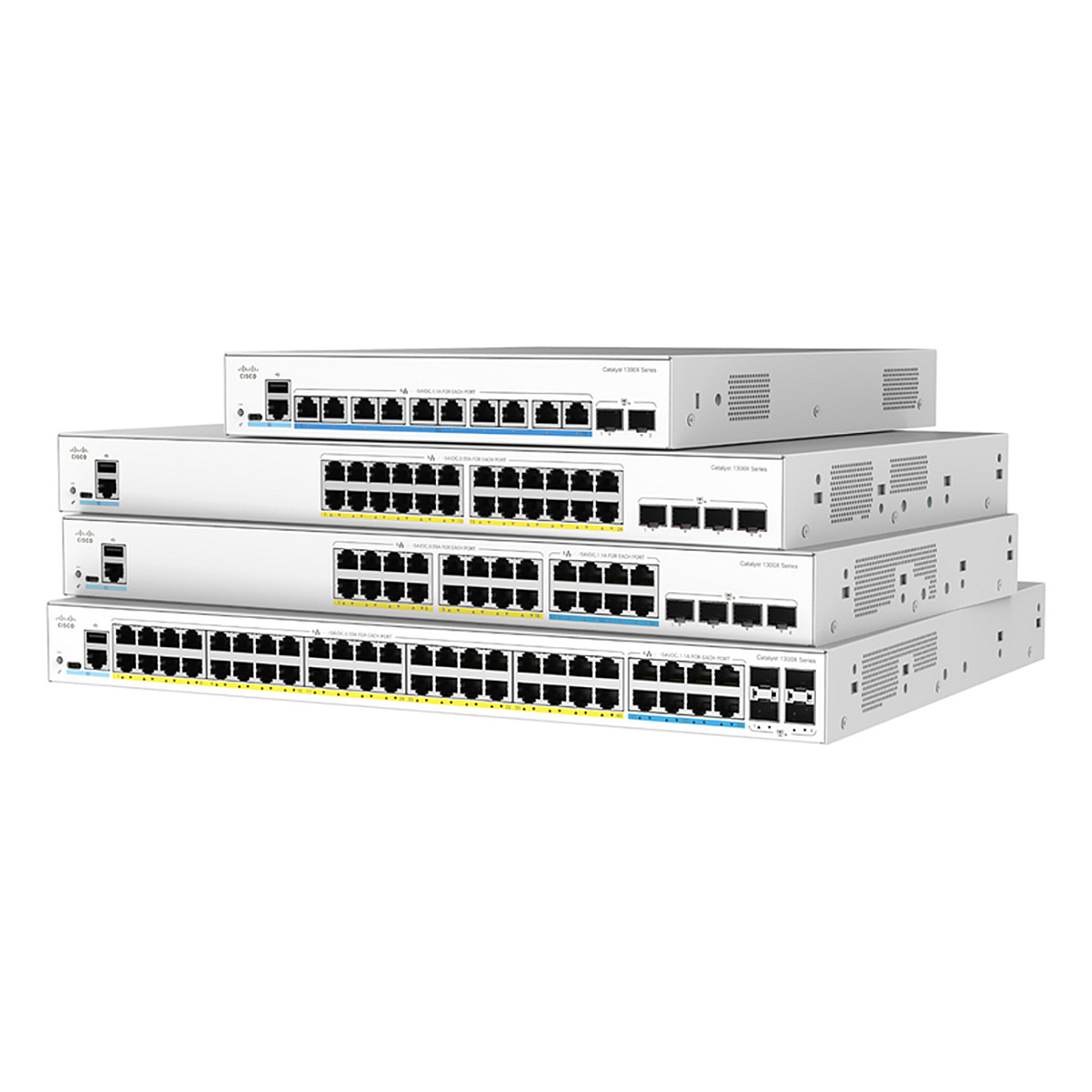 Mrežni switch CISCO Catalyst 1300X-48T-4X (48x GE, 4x 10G SFP+, L3, Managed)-1