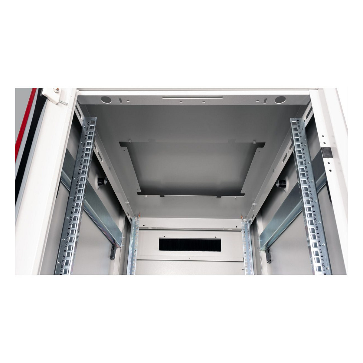 Mrežni ormar ROLINE Pro 42U (19", 600x1000mm, staklena vrata, siva boja)-3