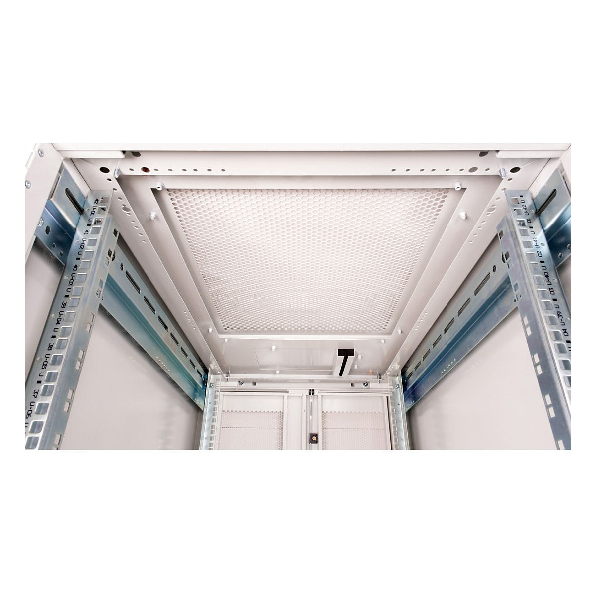 Mrežni ormar ROLINE 19" Pro 42U (600x1000mm, 1000kg nosivosti, staklena vrata, sivi)-4