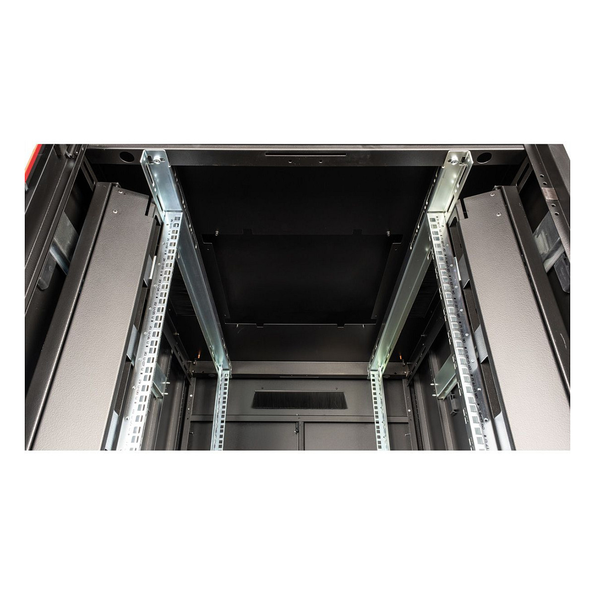 Mrežni ormar ROLINE 19" Pro 26U (800x1000mm, staklena vrata, 1000kg nosivost) crni-5