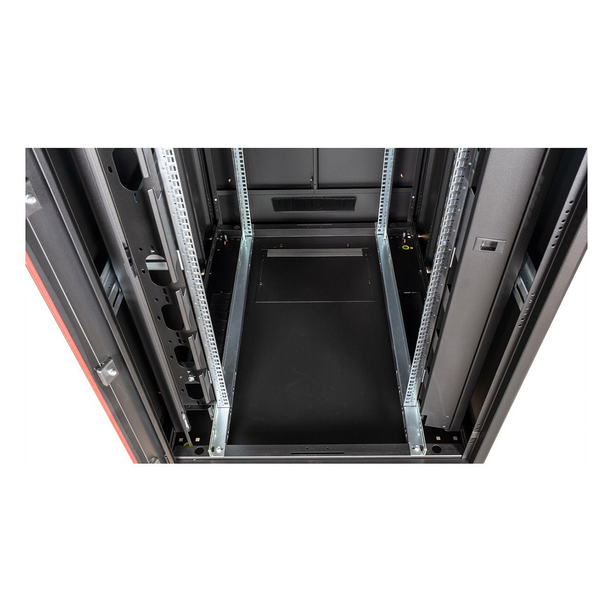 Mrežni ormar ROLINE 19" Pro 26U (800x1000mm, staklena vrata, 1000kg nosivost) crni-6