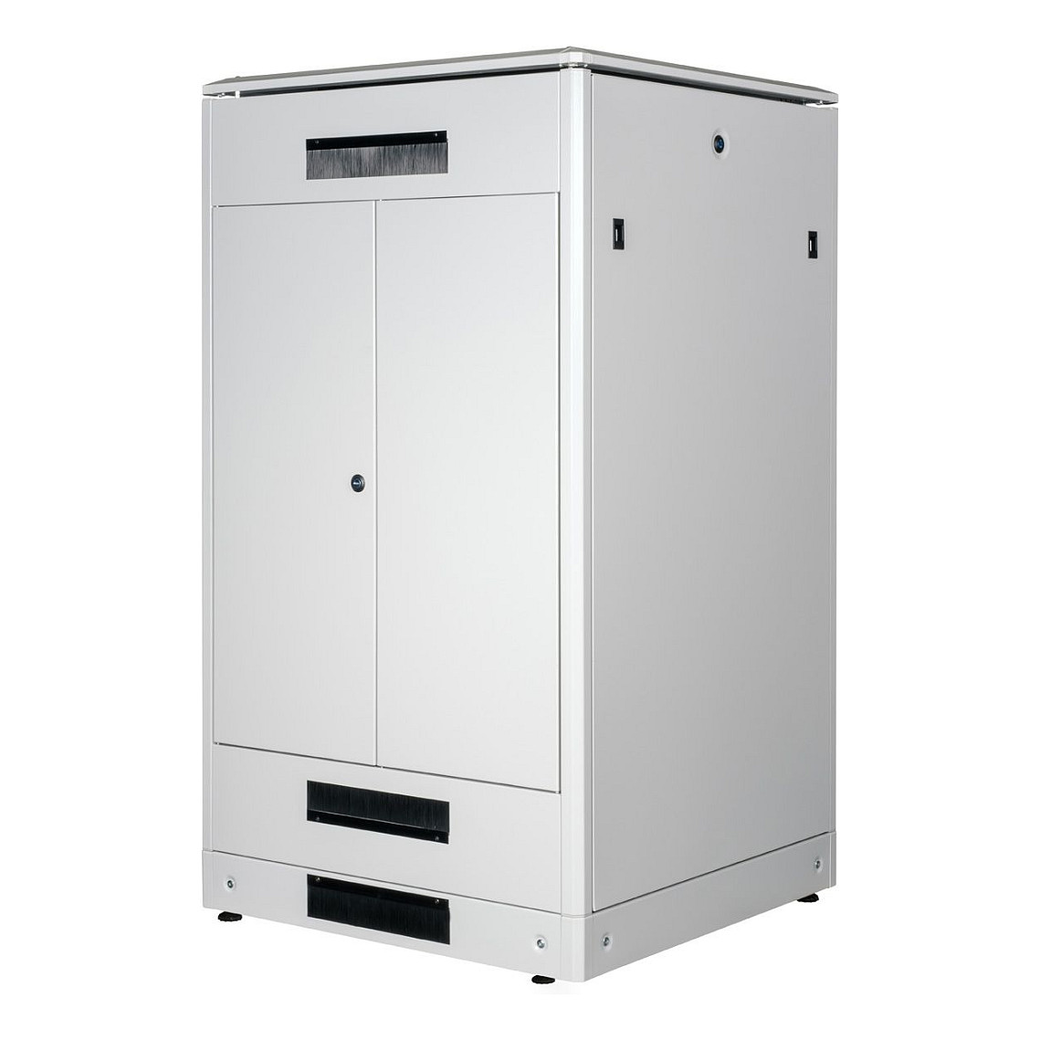 Mrežni ormar ROLINE 19" Pro (26U, 800x800mm, staklena vrata, sivi)-2