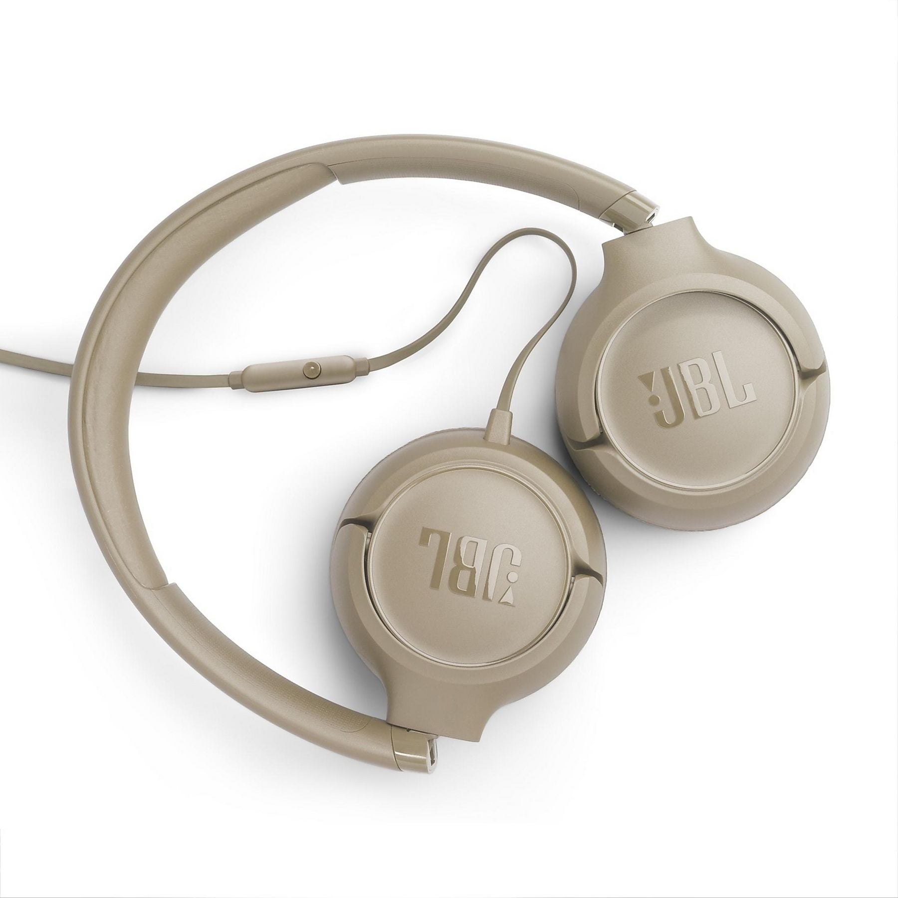 Slušalice JBL Tune 530 (on-ear, žične, mikrofon, 3.5 mm, bež boja)-2
