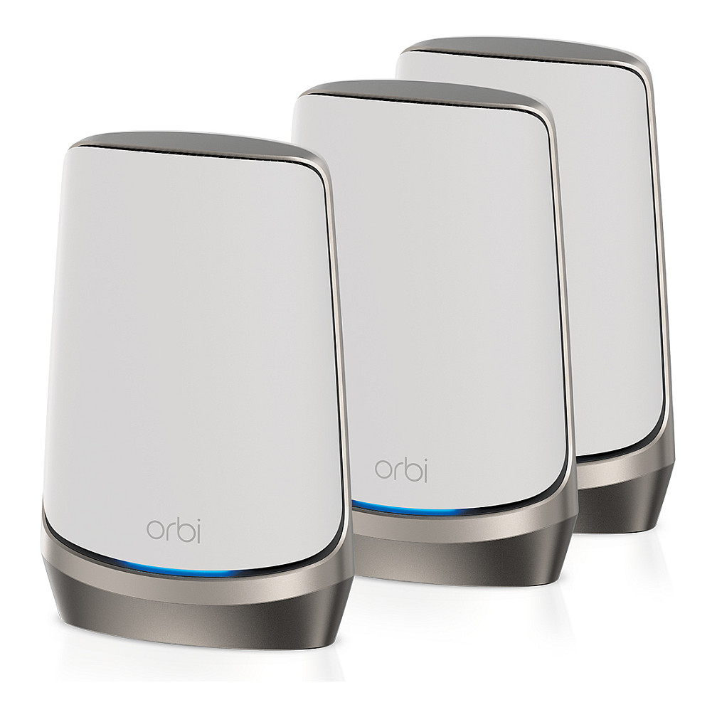 WiFi Mesh sustav NETGEAR Orbi 960 (RBKE963, 3 komada, WiFi 6E, AXE11000, do 836 m²)